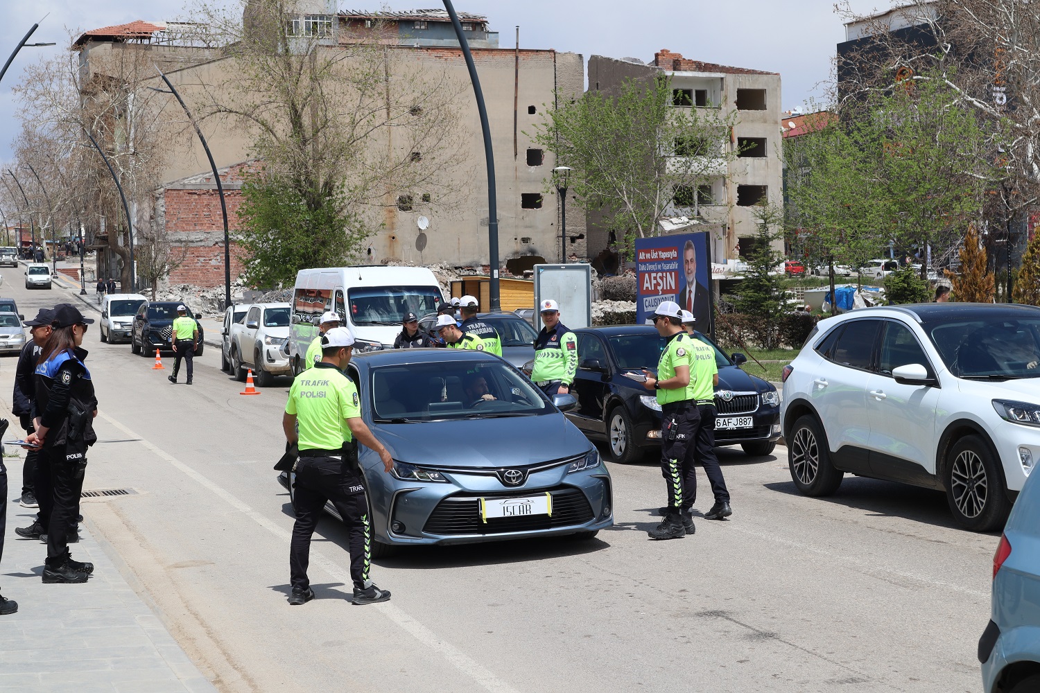 Afşin’de Trafik Denetimleri Sürüyor (11)