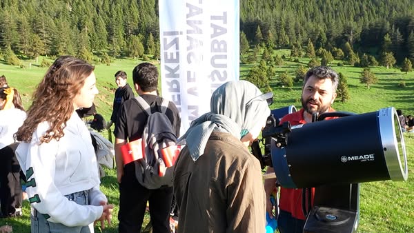 Başkonuş Yaylası'nda Astronomi Gözlem Etkinliği Düzenlendi