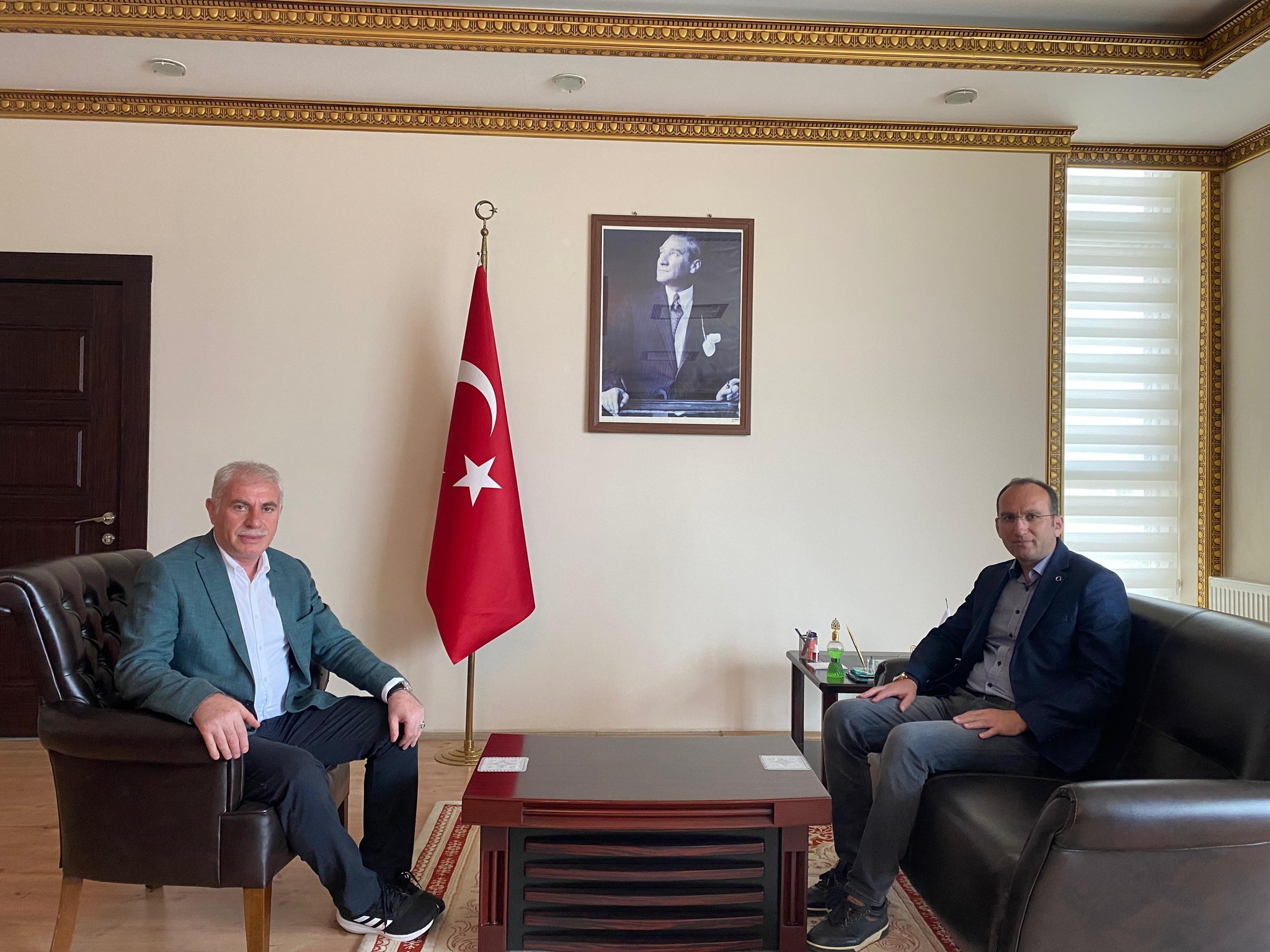 Bayburt Belediye Başkanı Memiş’ten Kaymakam Sarıdoğan’a Ziyaret