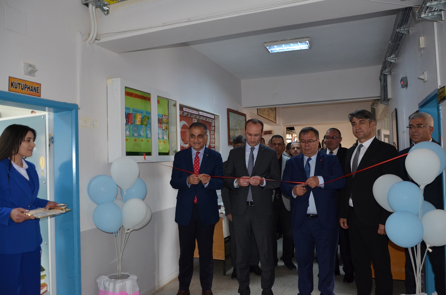 Çobanbeyli Cumhuriyet Ortaokuluna Yaren Çocuk Kütüphanesi Açıldı (10)