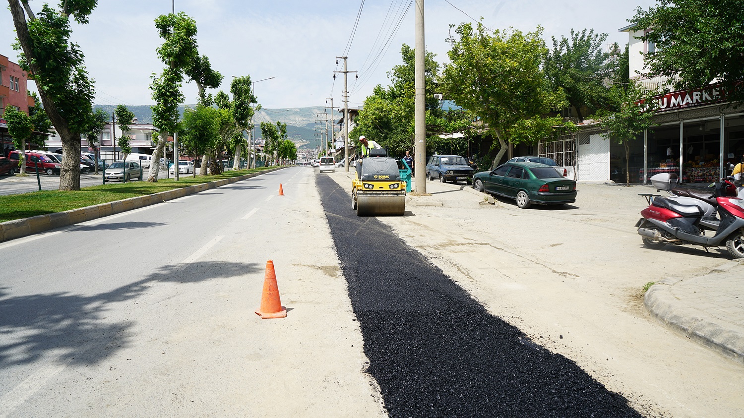 Dulkadiroğlu’nda Altyapısı Tamamlanan Yollar Asfaltlanıyor (1)