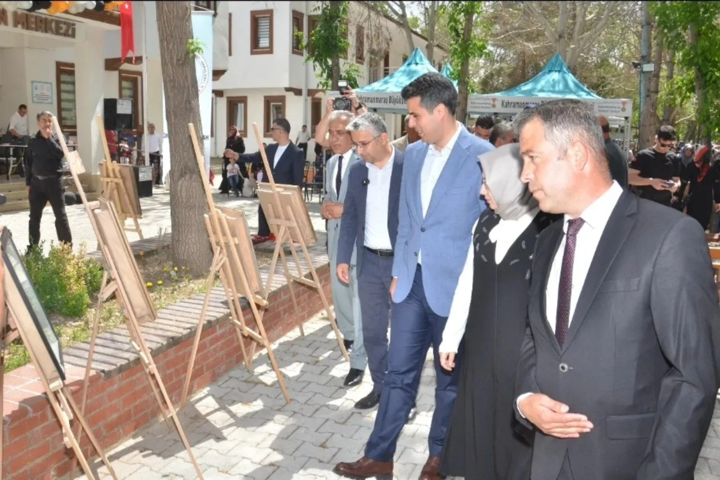 Elbistan’da Kursiyerler El Emeği Eserlerini Sergiledi2