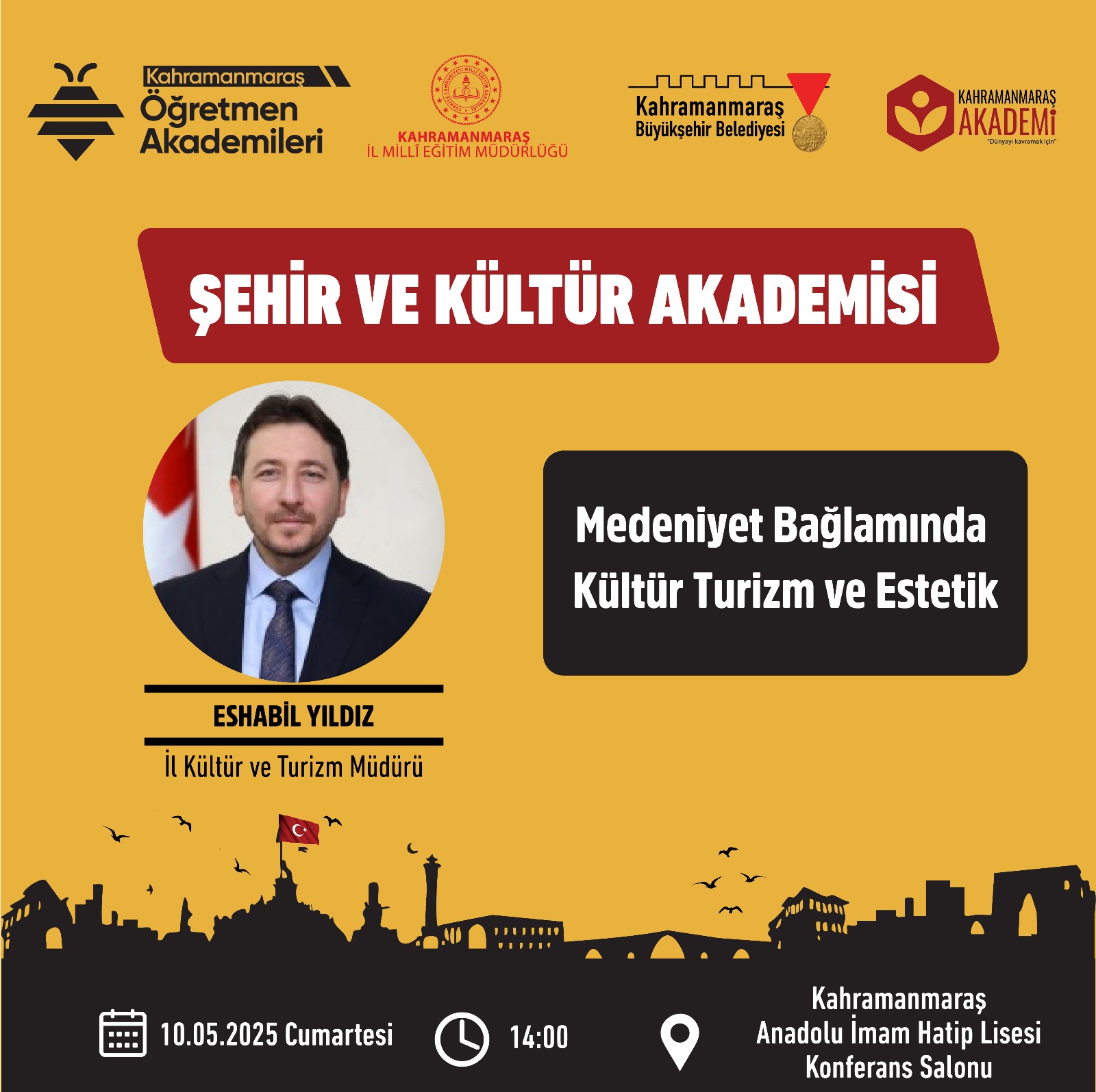 Kahramanmaraş Şehir Ve Kültür Akademisi'nde Söyleşi Düzenlenecek