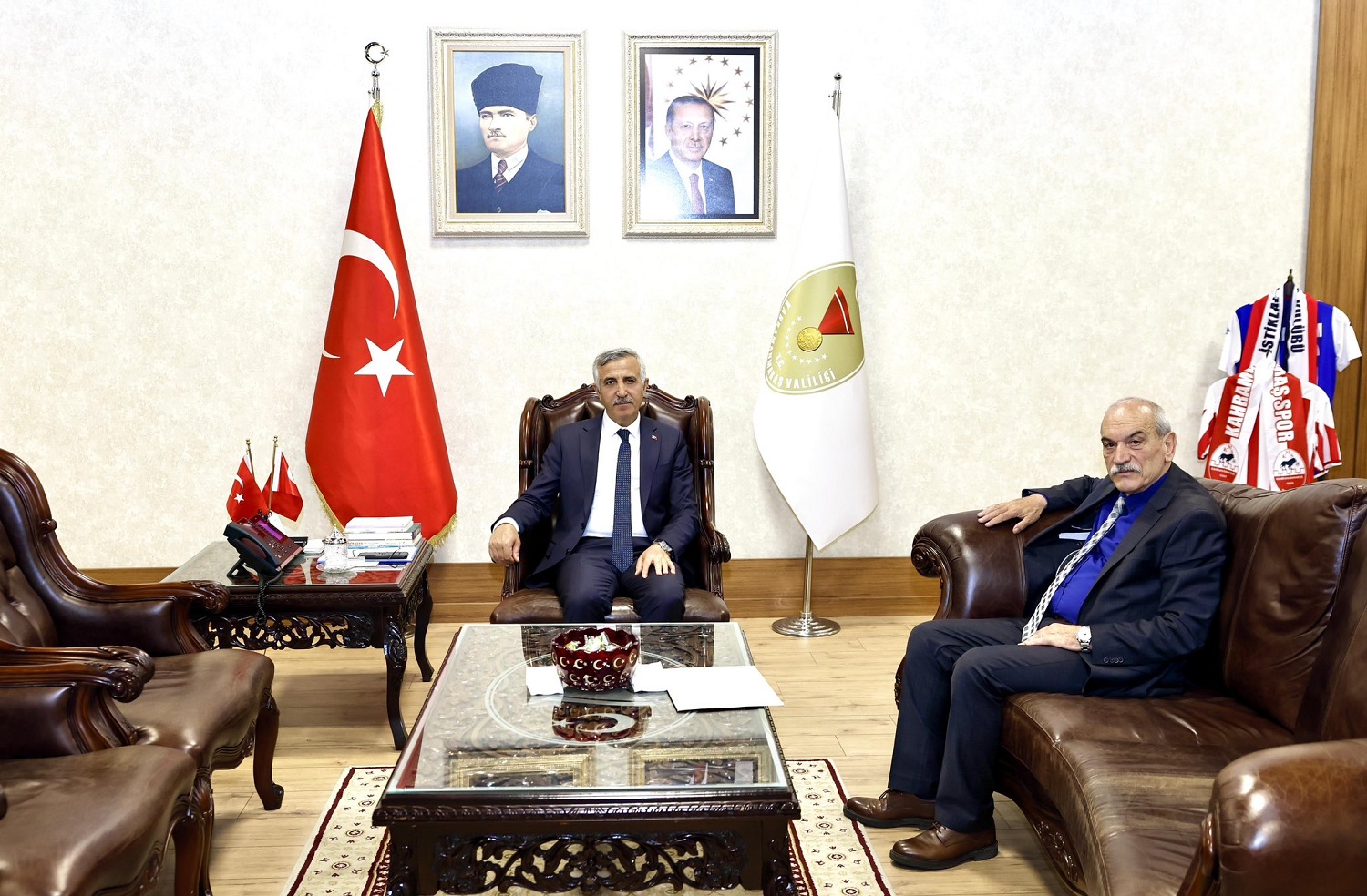 Kahramanmaraş Valisi Mükerrem Ünlüer’e Makam Ziyaretleri Devam Ediyor (1)