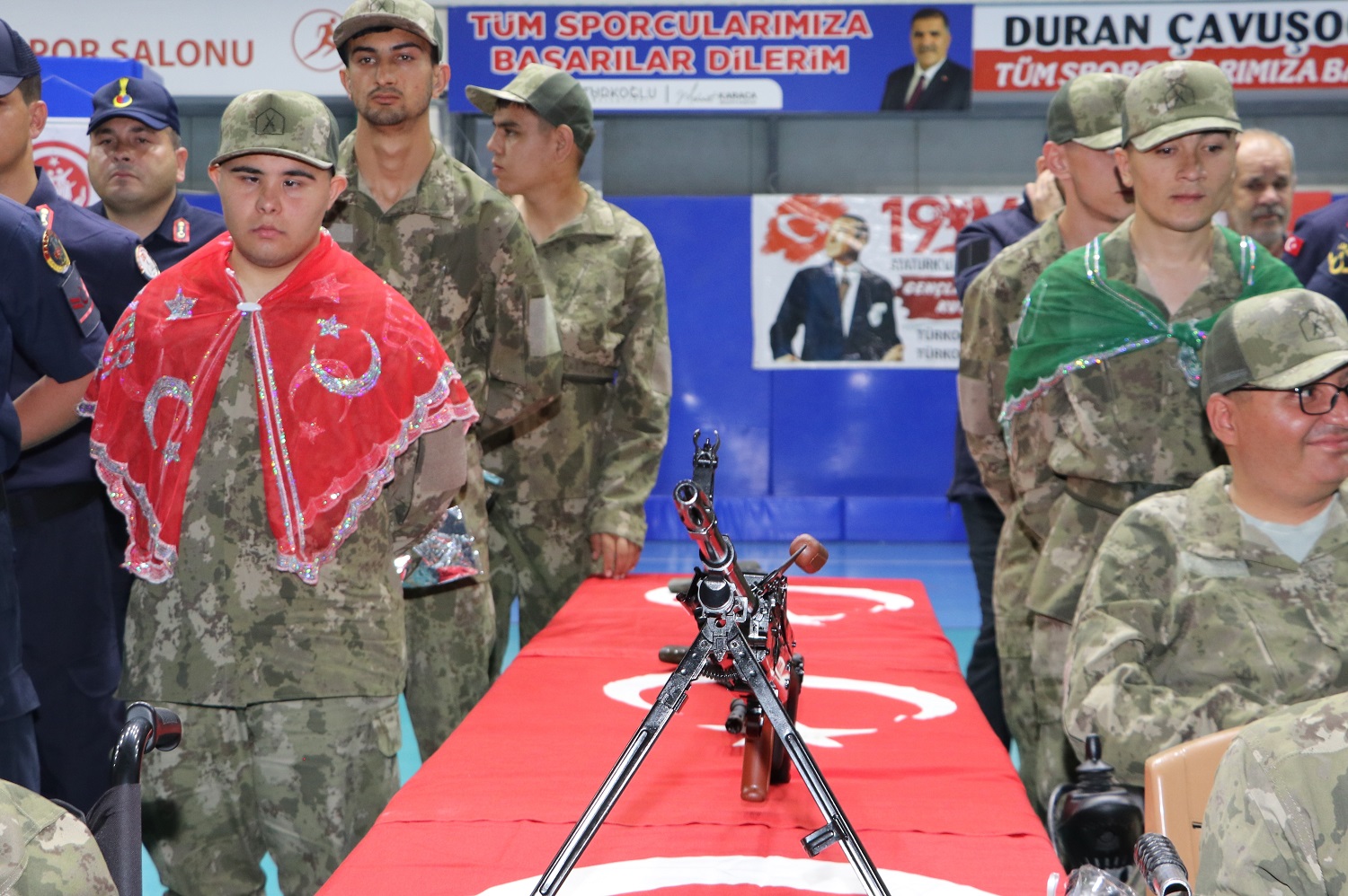 Kahramanmaraş'ta 20 Engelli Temsili Askerlik Yaptı (4)
