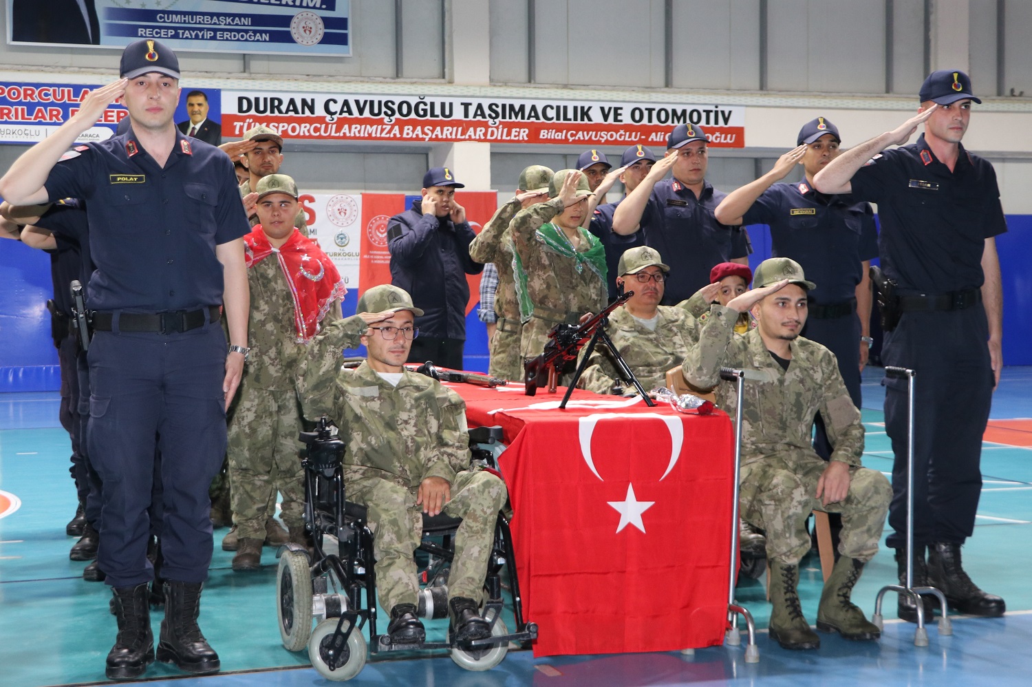 Kahramanmaraş'ta 20 Engelli Temsili Askerlik Yaptı (7)