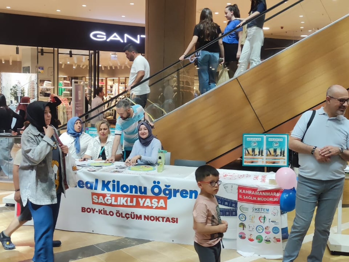 Kahramanmaraş'ta İdeal Kilonu Öğren Sağlıklı Yaşa Standı Kuruldu1