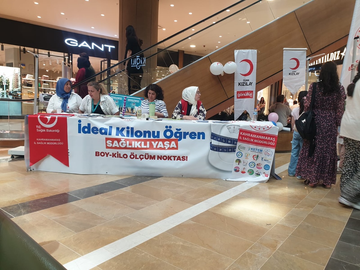Kahramanmaraş'ta İdeal Kilonu Öğren Sağlıklı Yaşa Standı Kuruldu2