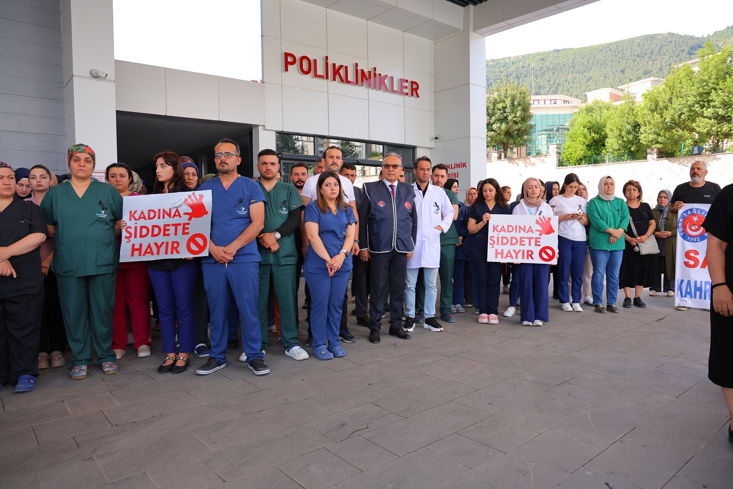 Kahramanmaraş'ta Kadına Ve Sağlıkta Şiddete Tepki (2)