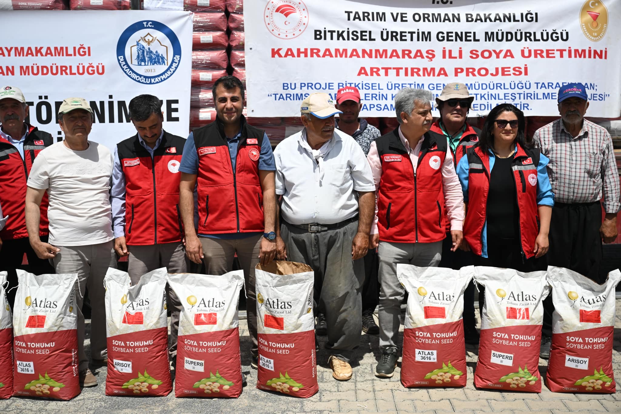 Kahramanmaraş'ta Üreticilere 49 Ton Soya Tohumu Desteği