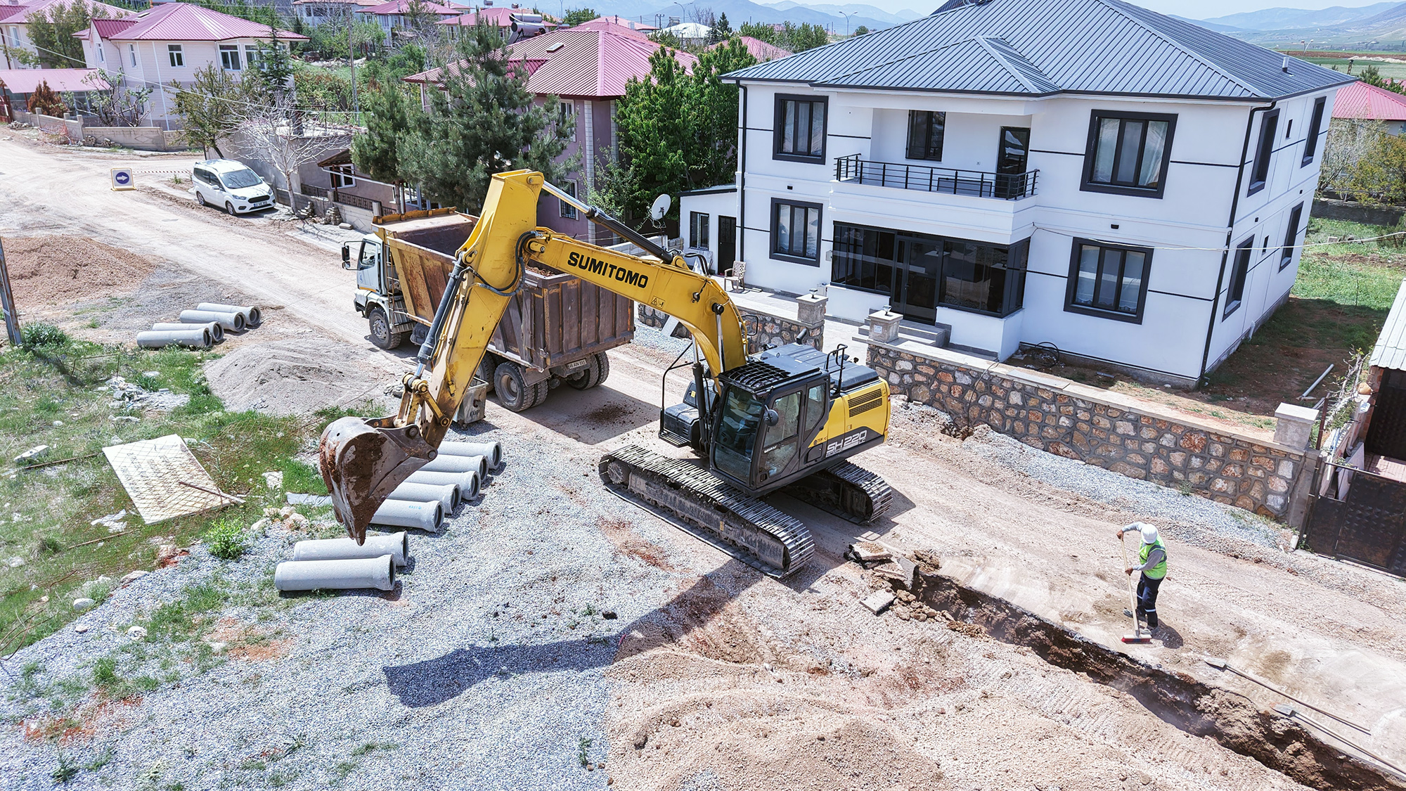 Kaski̇, Afşin’de Yeni Altyapı İmalatını Sürdürüyor (1)