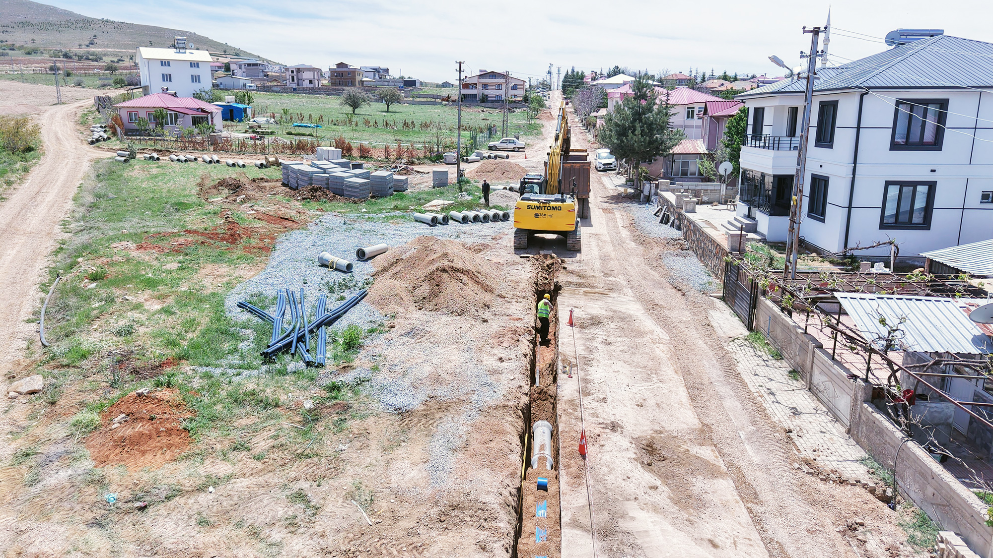 Kaski̇, Afşin’de Yeni Altyapı İmalatını Sürdürüyor (2)