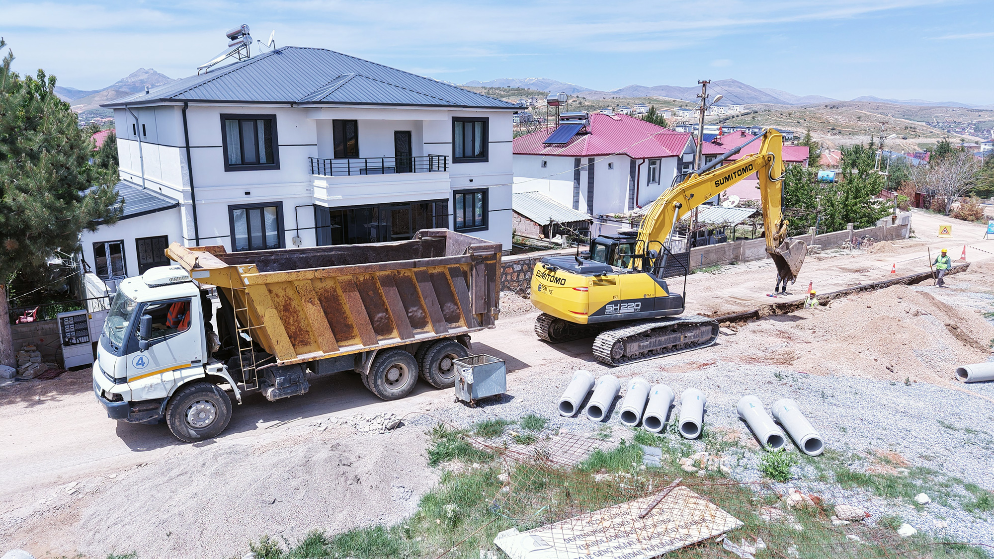 Kaski̇, Afşin’de Yeni Altyapı İmalatını Sürdürüyor (3)