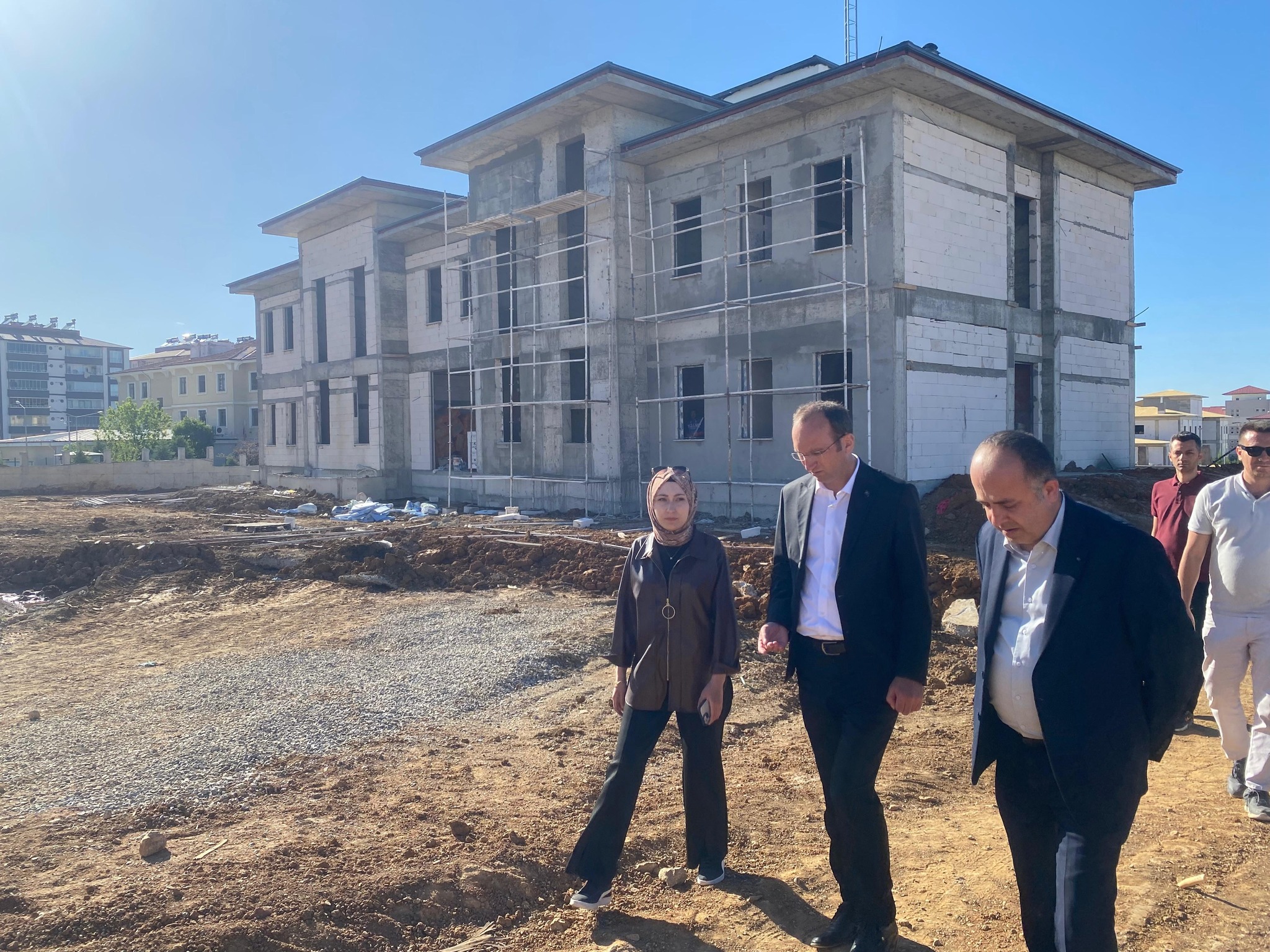 Kaymakam Sarıdoğan’dan, İlçe Emniyet Müdürlüğü İnşaatına Ziyaret3