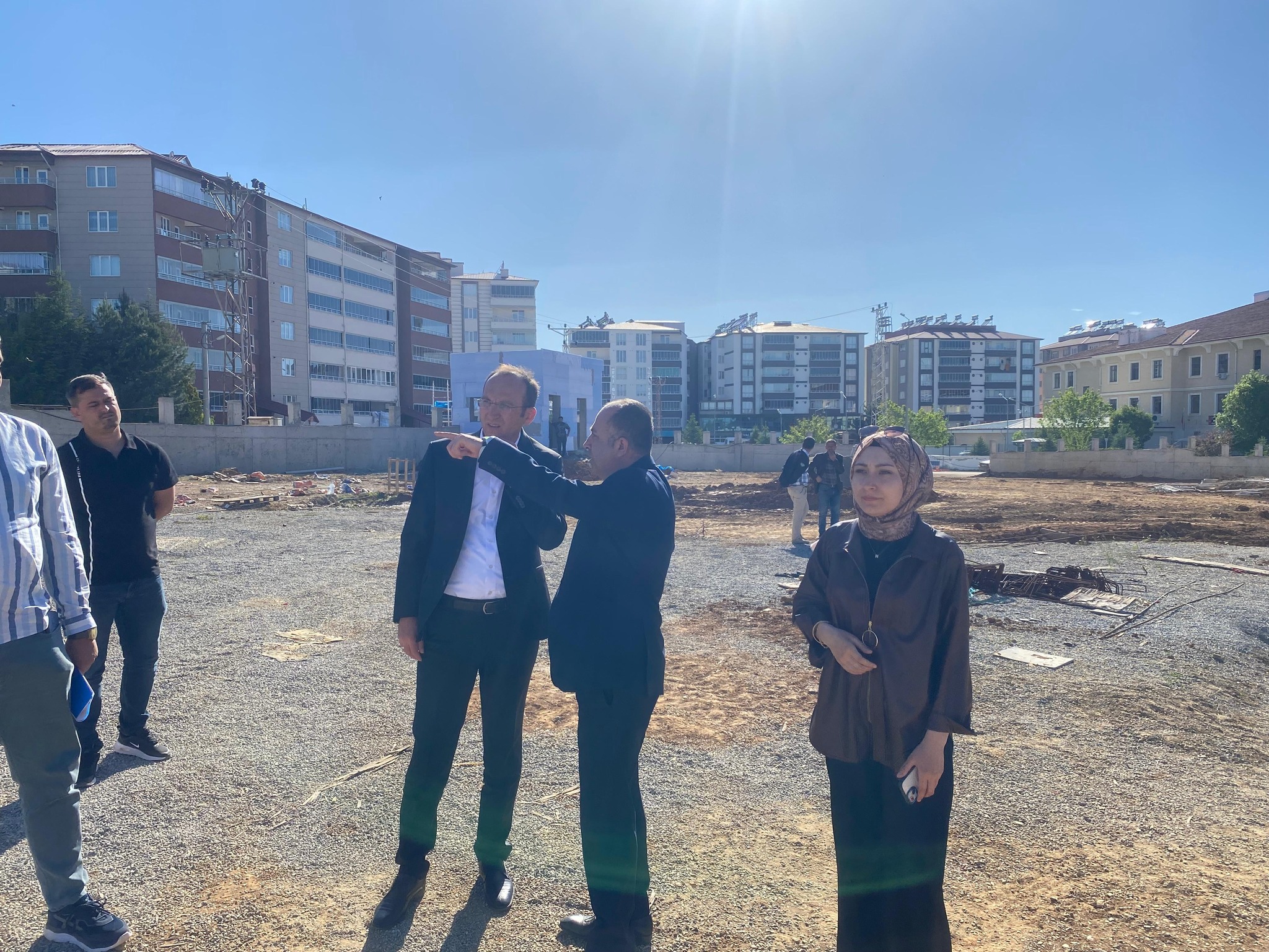 Kaymakam Sarıdoğan’dan, İlçe Emniyet Müdürlüğü İnşaatına Ziyaret4