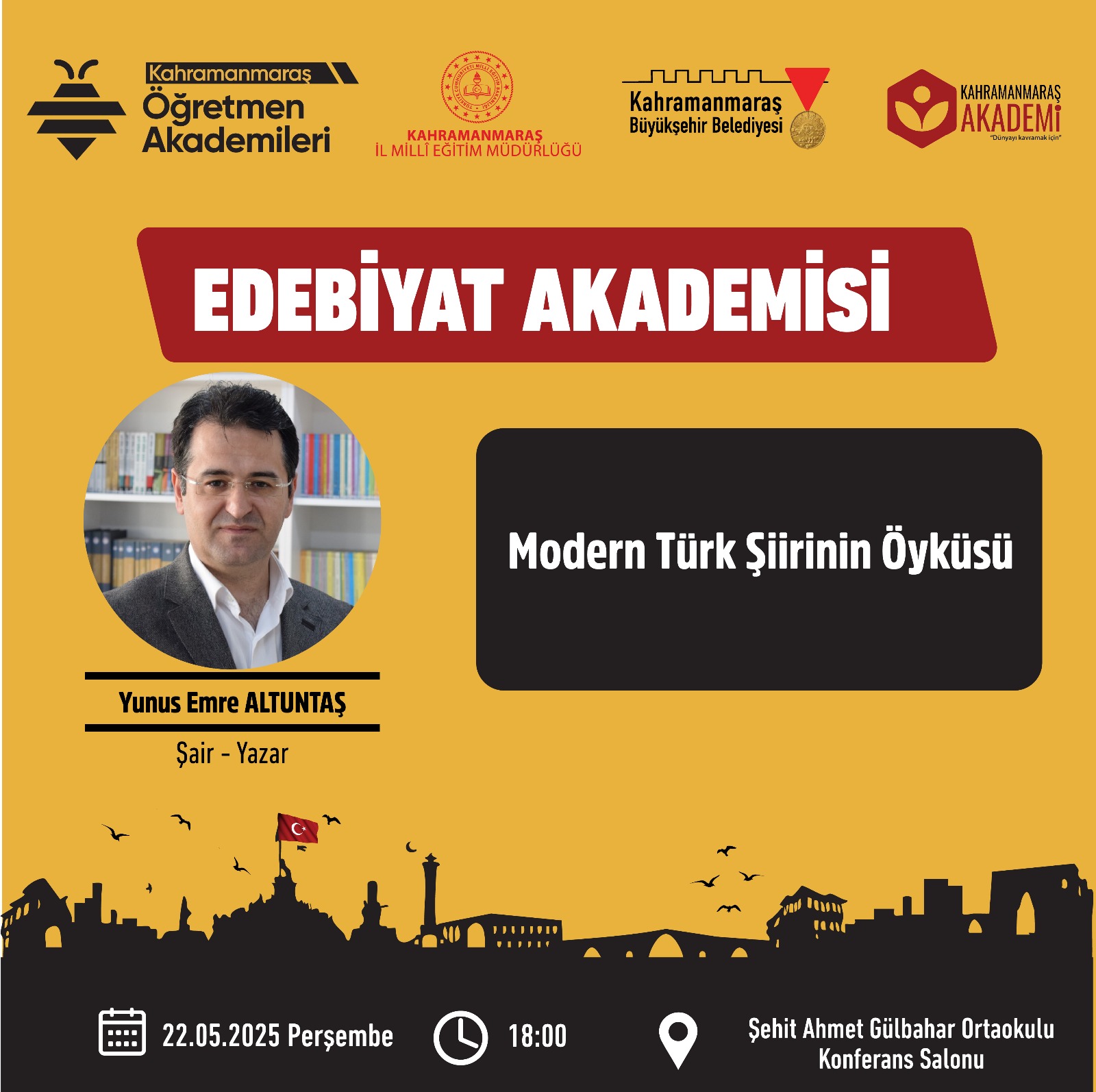“Modern Türk Şiirinin Öyküsü” Söyleşisi Gerçekleştirilecek