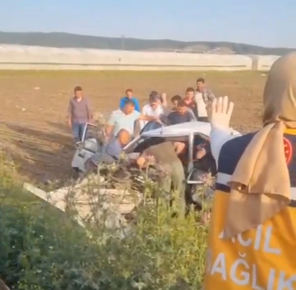 Otomobillerin Hurdaya Döndüğü Kazada Yaralılardan 2'Si Hayatını Kaybetti (1)