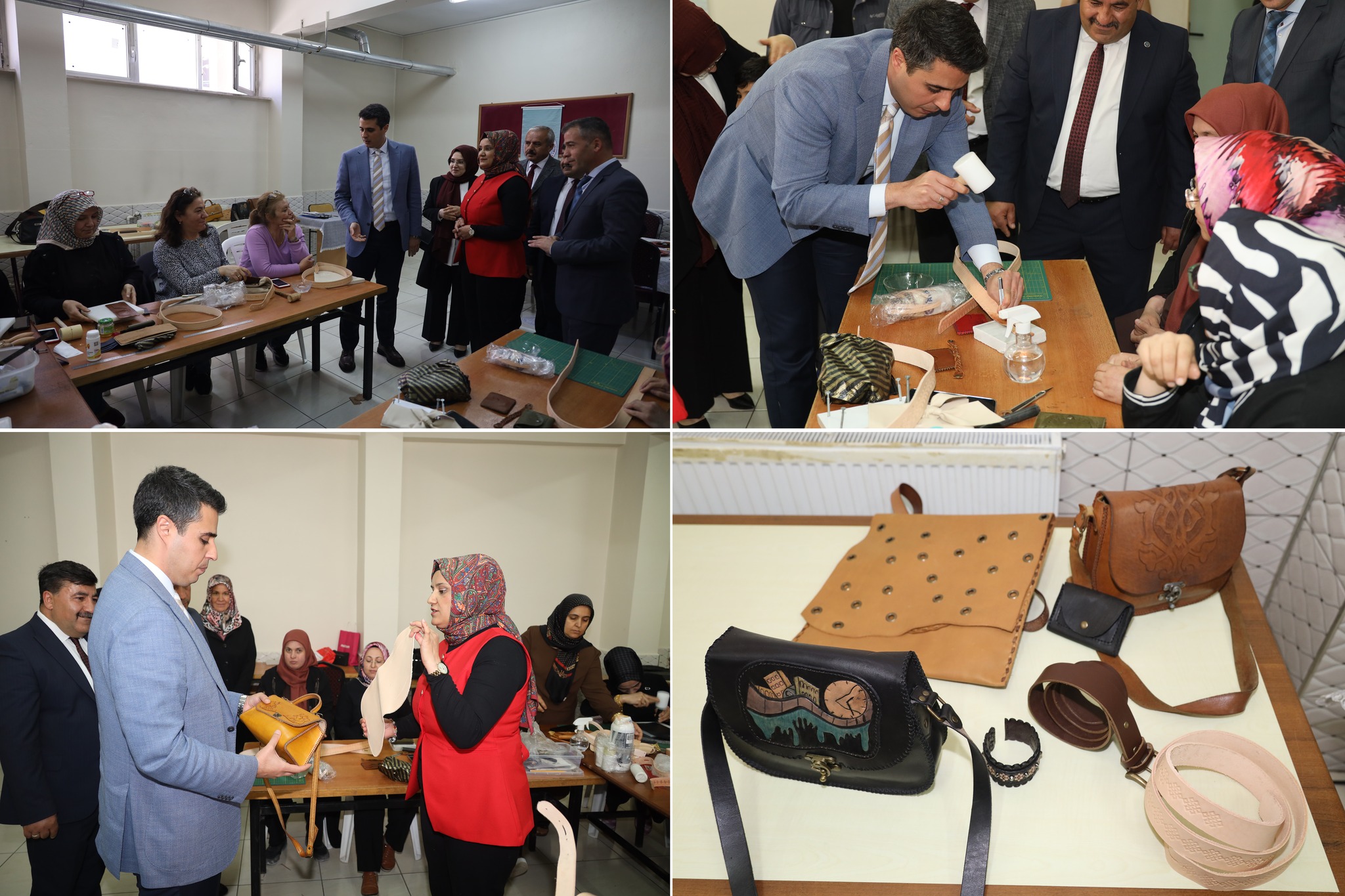Seramik Atölyesi Açılışı Ve Deriden Aksesuar Ürünleri Üretimi Kursu Ziyareti1