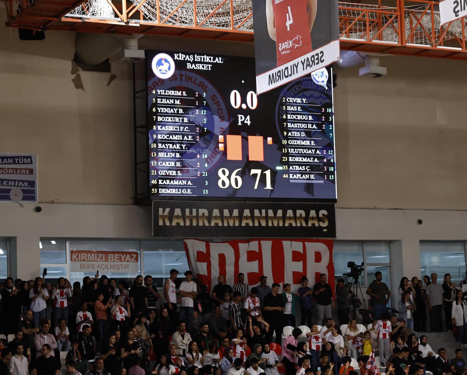 Vali Ünlüer, Kipaş İstiklalspor Basketbol Takımını Tribünden İzledi2