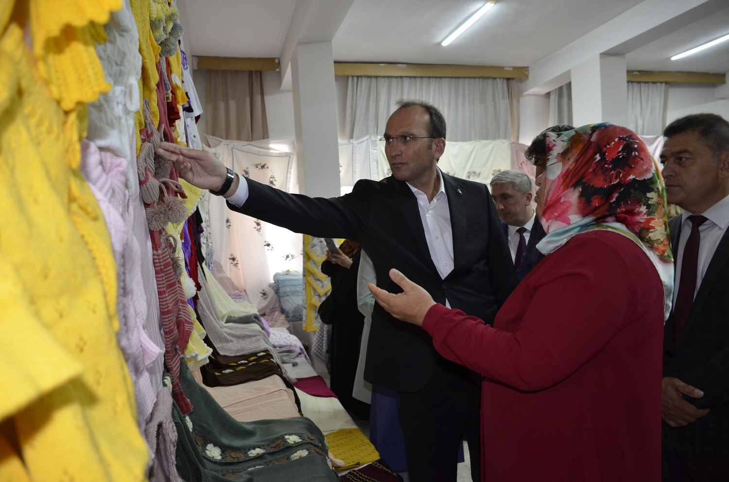 Afşin’de Kursiyerlerin Yaptıkları Ürünler Sergilendi (10)