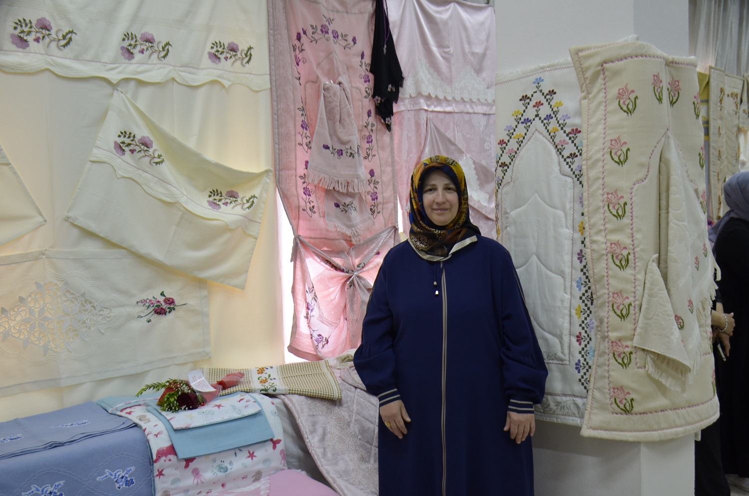 Afşin’de Kursiyerlerin Yaptıkları Ürünler Sergilendi (5)