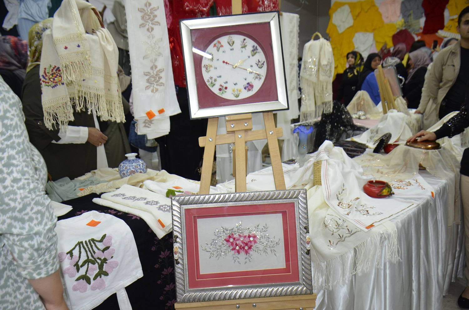 Afşin’de Kursiyerlerin Yaptıkları Ürünler Sergilendi (7)