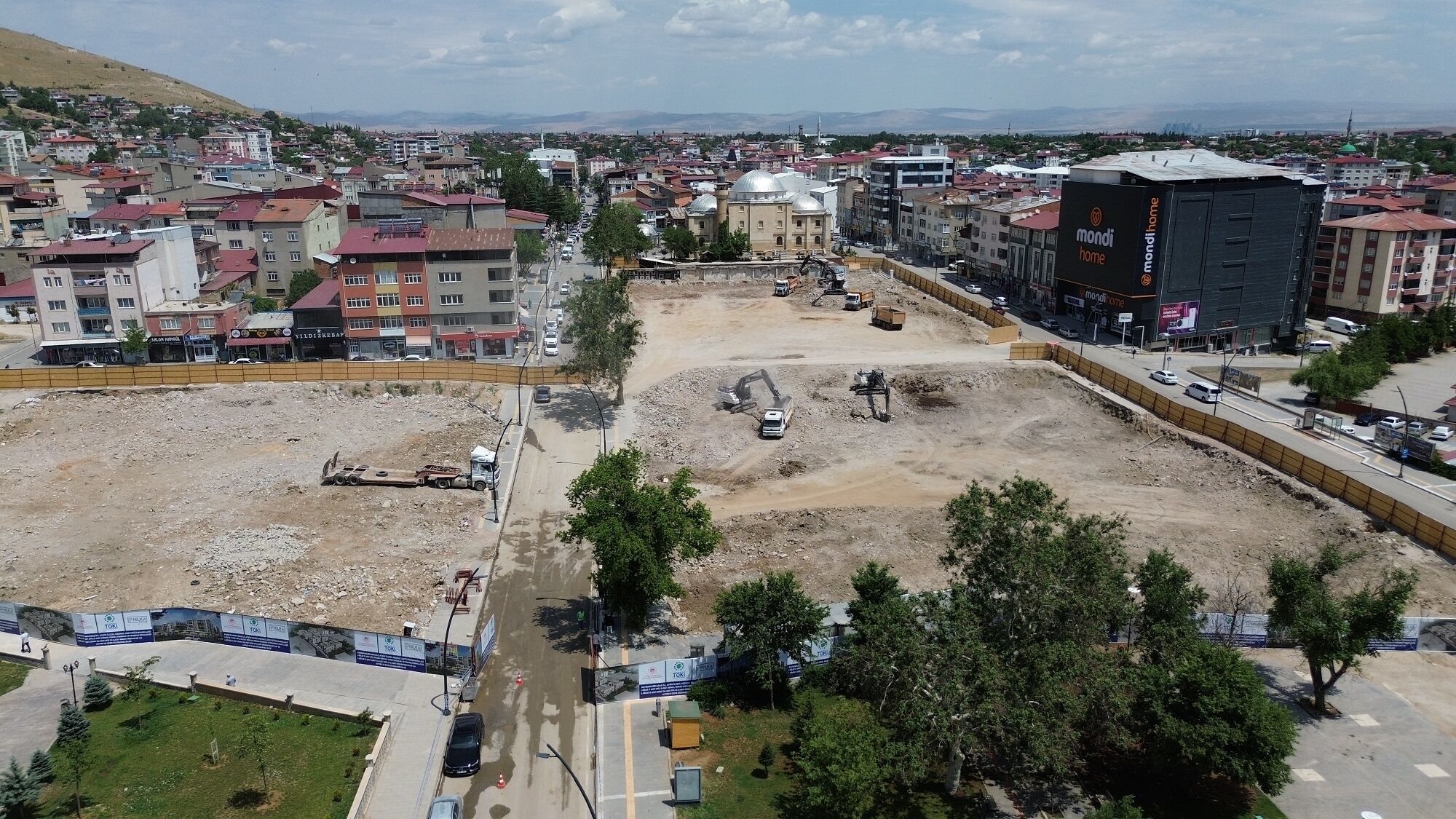 Afşin'de Rezerv Yapı Alanında Çalışmalar Yeniden Hızlandı (1)