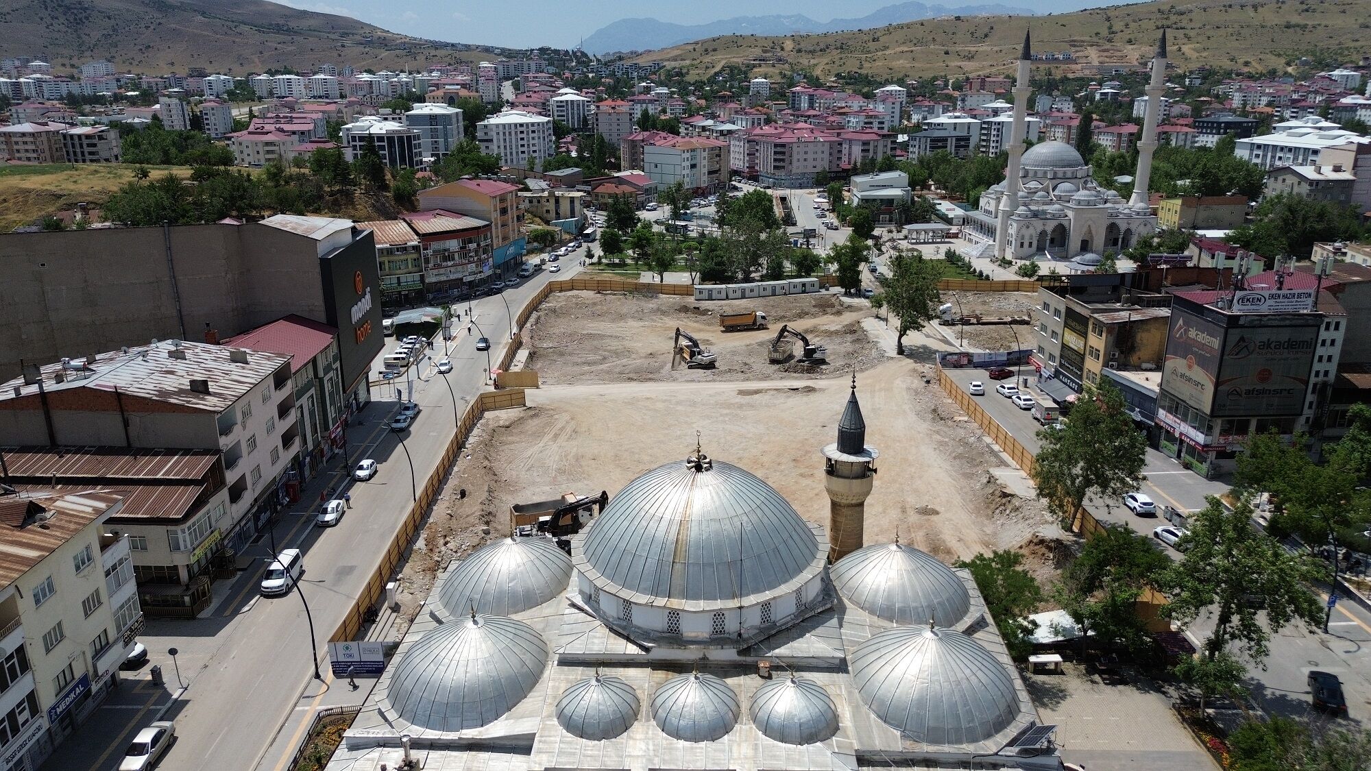 Afşin'de Rezerv Yapı Alanında Çalışmalar Yeniden Hızlandı (3)