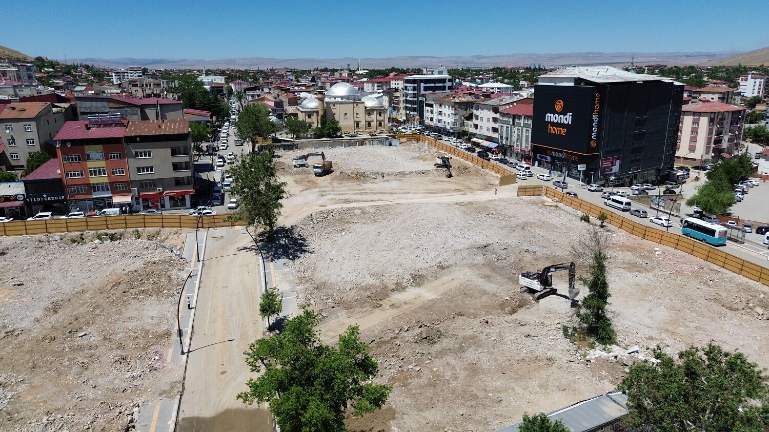 Afşin'de Rezerv Yapı Alanında Çalışmalar Yeniden Hızlandı (7)
