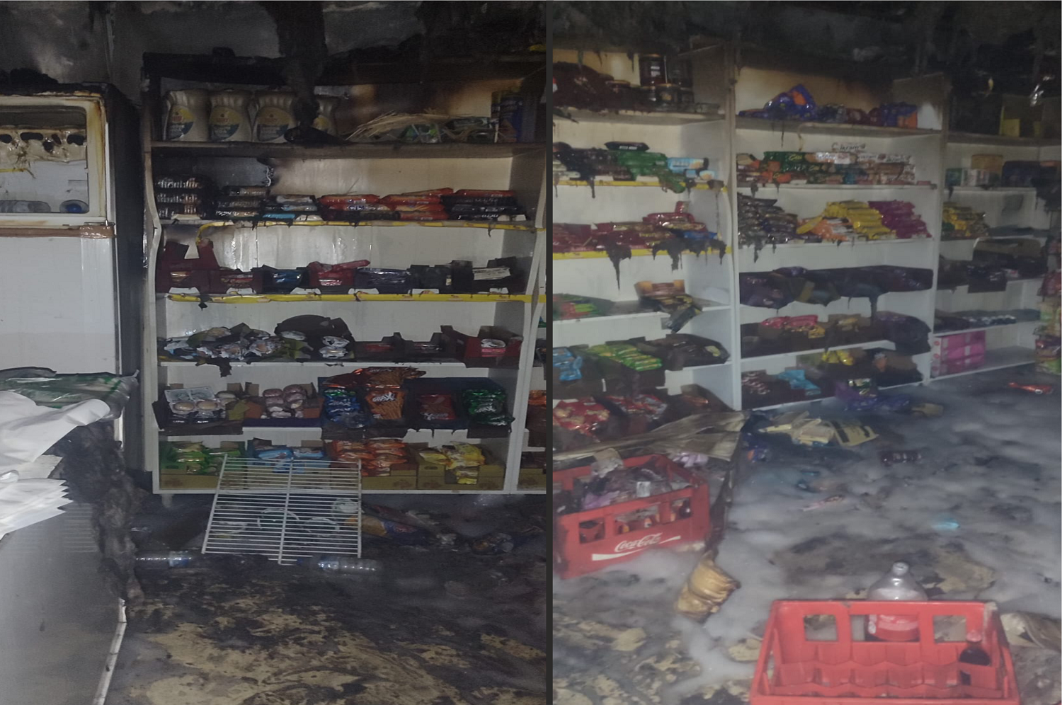 Afşin'de Sanayide Bulunan Markette Yangın Çıktı (3)