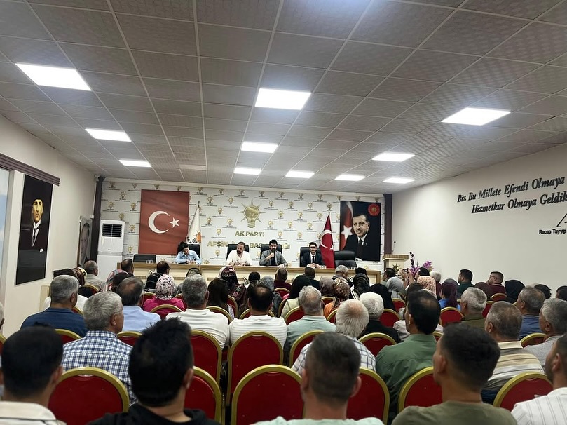 Ak Parti Afşin İlçe Danışma Toplantısı Gerçekleştirildi1