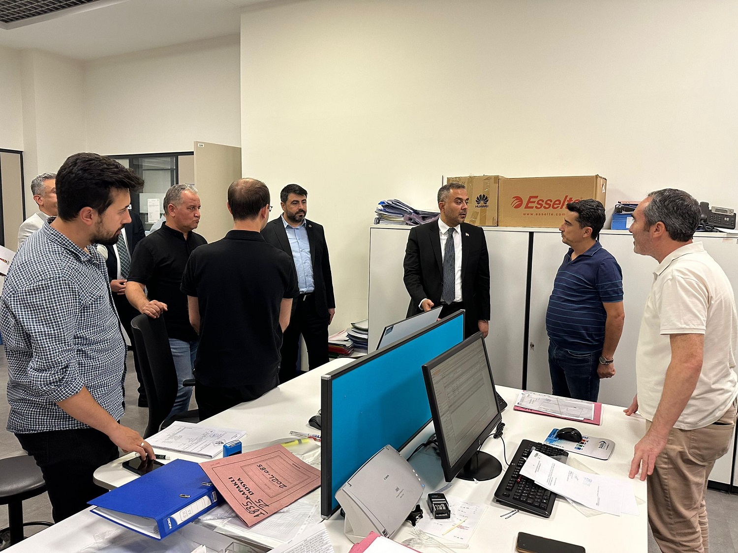 Başkan Toptaş’tan Yerinde Dönüşüm Mesaisi Yapan Personele Ziyaret (1)