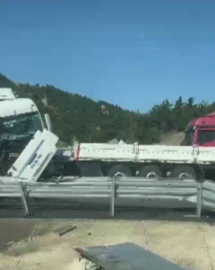 Göksun'da Tır Kazası 1 Yaralıı