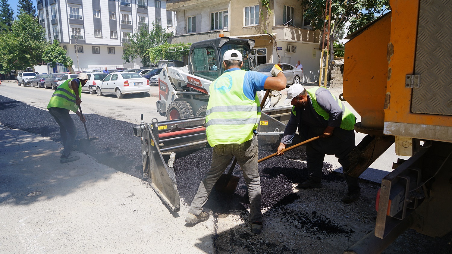 Kaski̇, Altyapısı Tamamlanan Yollarda Asfalt Çalışmalarını Sürdürüyor (1)