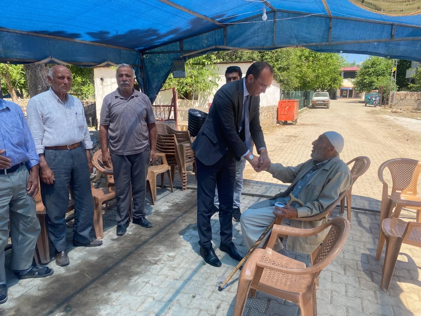 Kaymakam Sarıdoğan'dan Berk Ailesine Taziye Ziyareti1