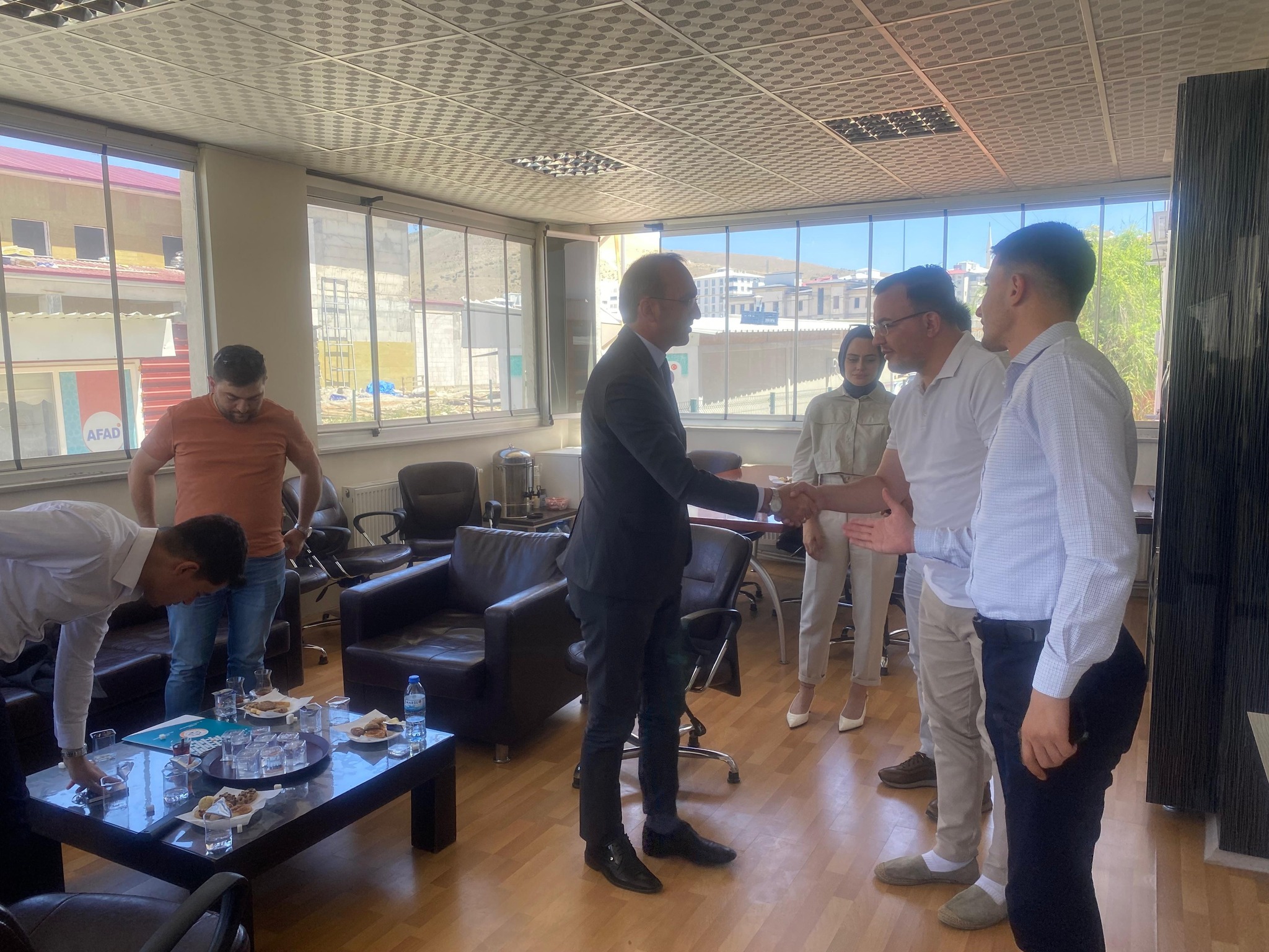 Kaymakamı Sarıdoğan, Afşin Baro Temsilcisi Ve Avukatları Ziyaret Etti1