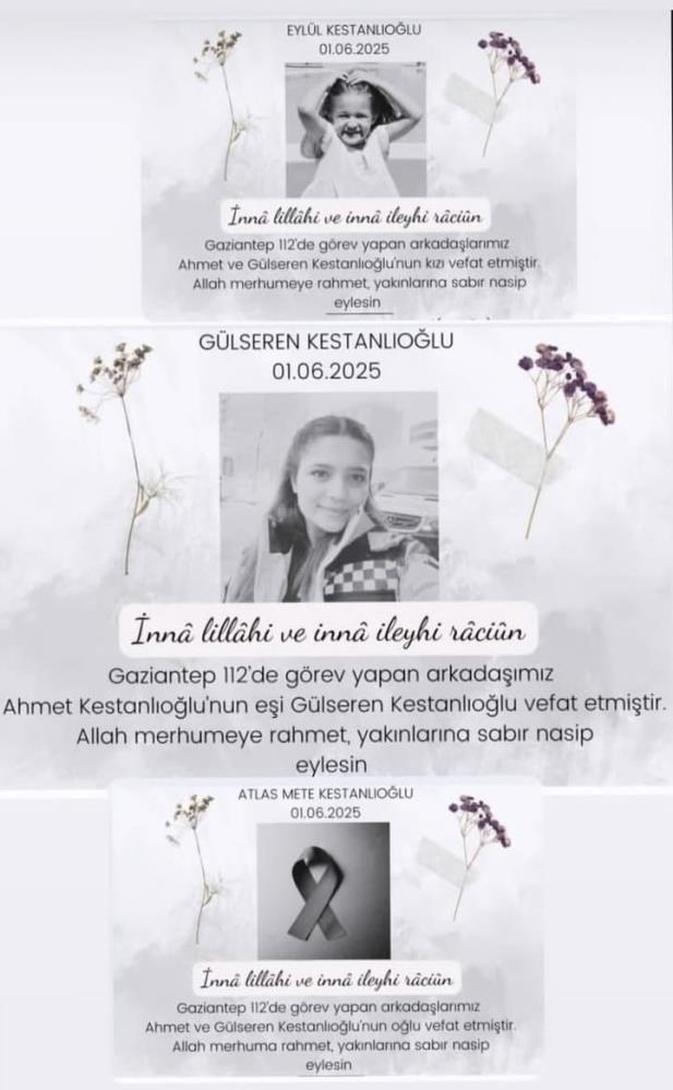 Paramedik Anne Ve İki Çocuğu Kahramanmaraş’ta Toprağa Verilecek 4