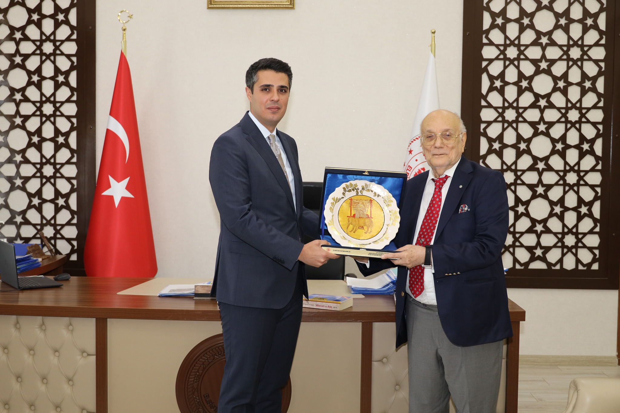 Prof. Dr. Murat Aykaç Erginöz, Elbistan Kaymakamı Demirel’i Ziyaret Etti2