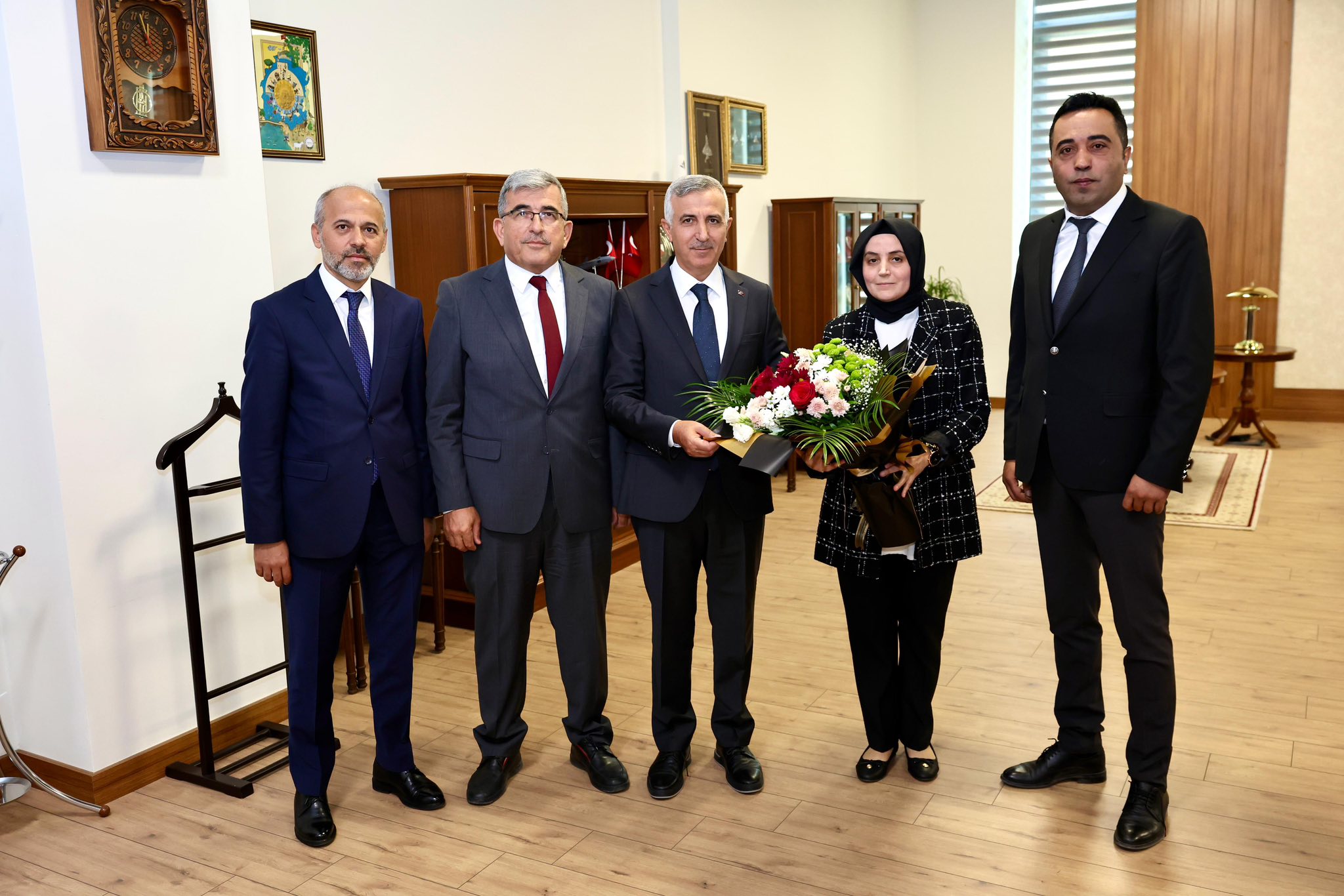 Vali Ünlüer’e İklim Değişikliği İl Müdürü Şahin Ziyaret Etti
