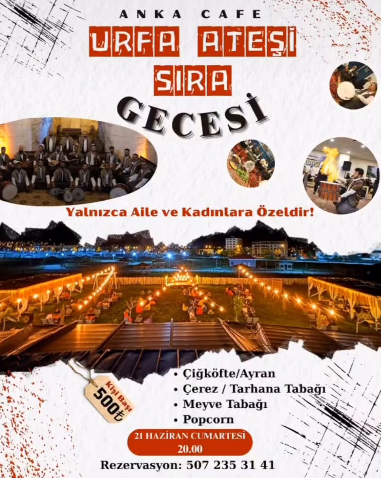sıra gecesi anka cafee
