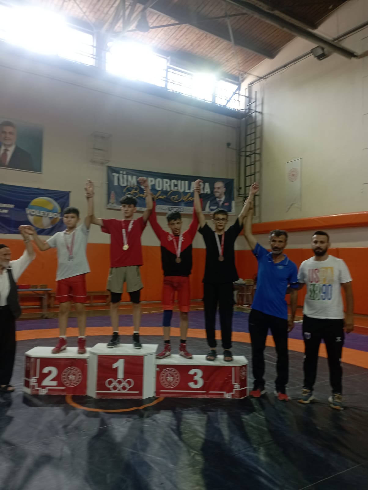 Afşin Belediyesi Güreş Takımı İl Birincisi Oldu (2)