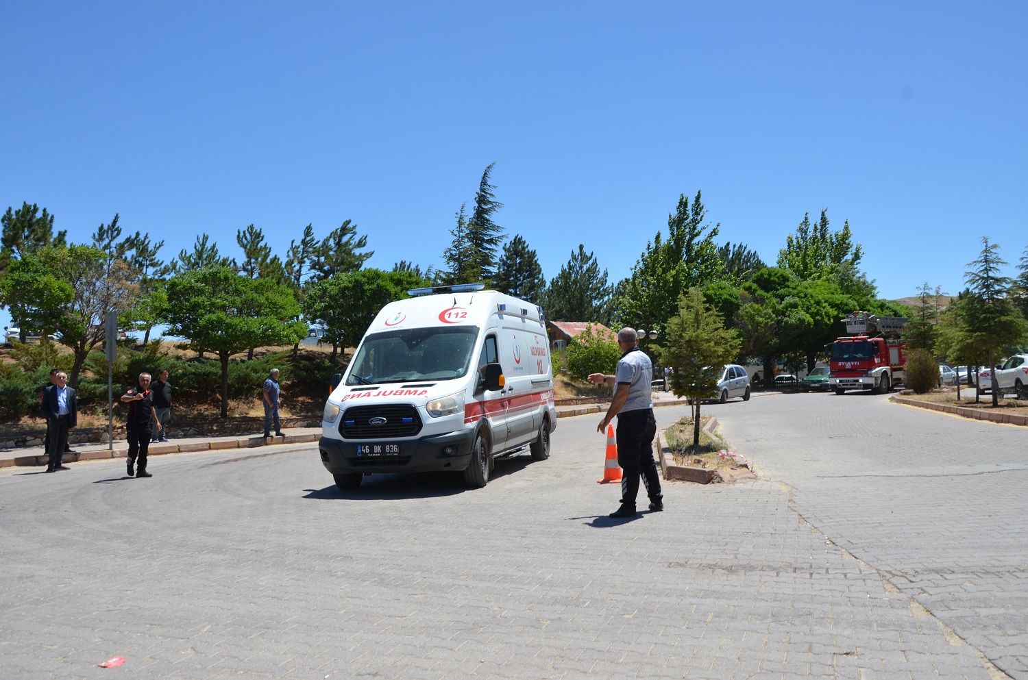 Afşin Devlet Hastanesi'nde Tatbikat Gerçekleştirildi (2)