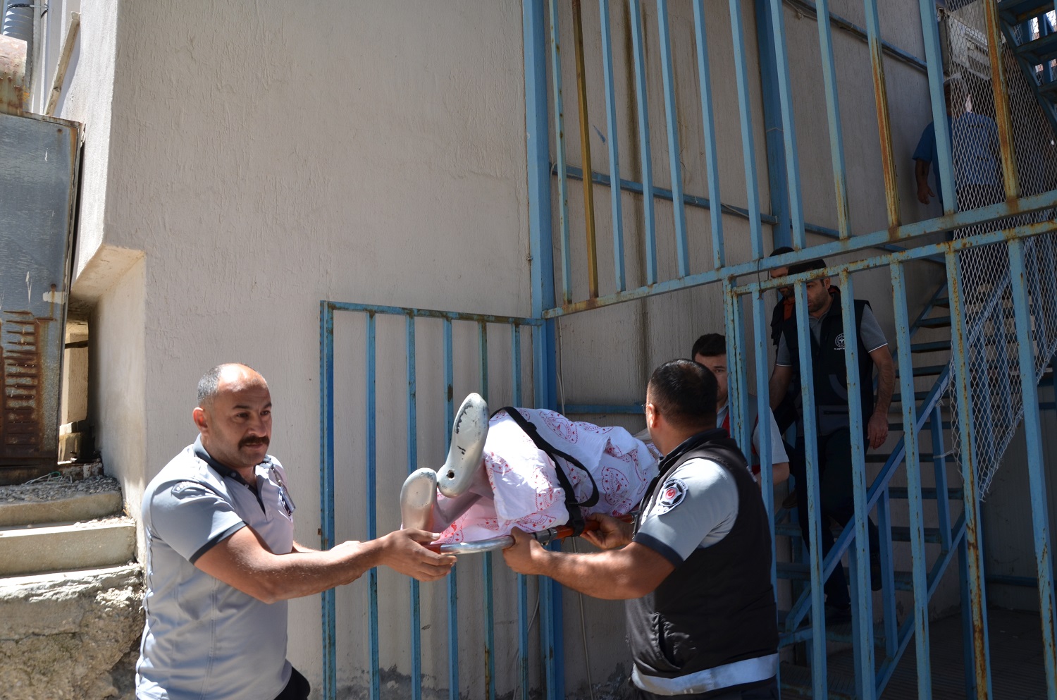 Afşin Devlet Hastanesi'nde Tatbikat Gerçekleştirildi (5)