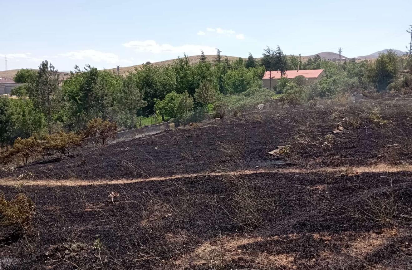 Afşin’de Anız Yangını (4)