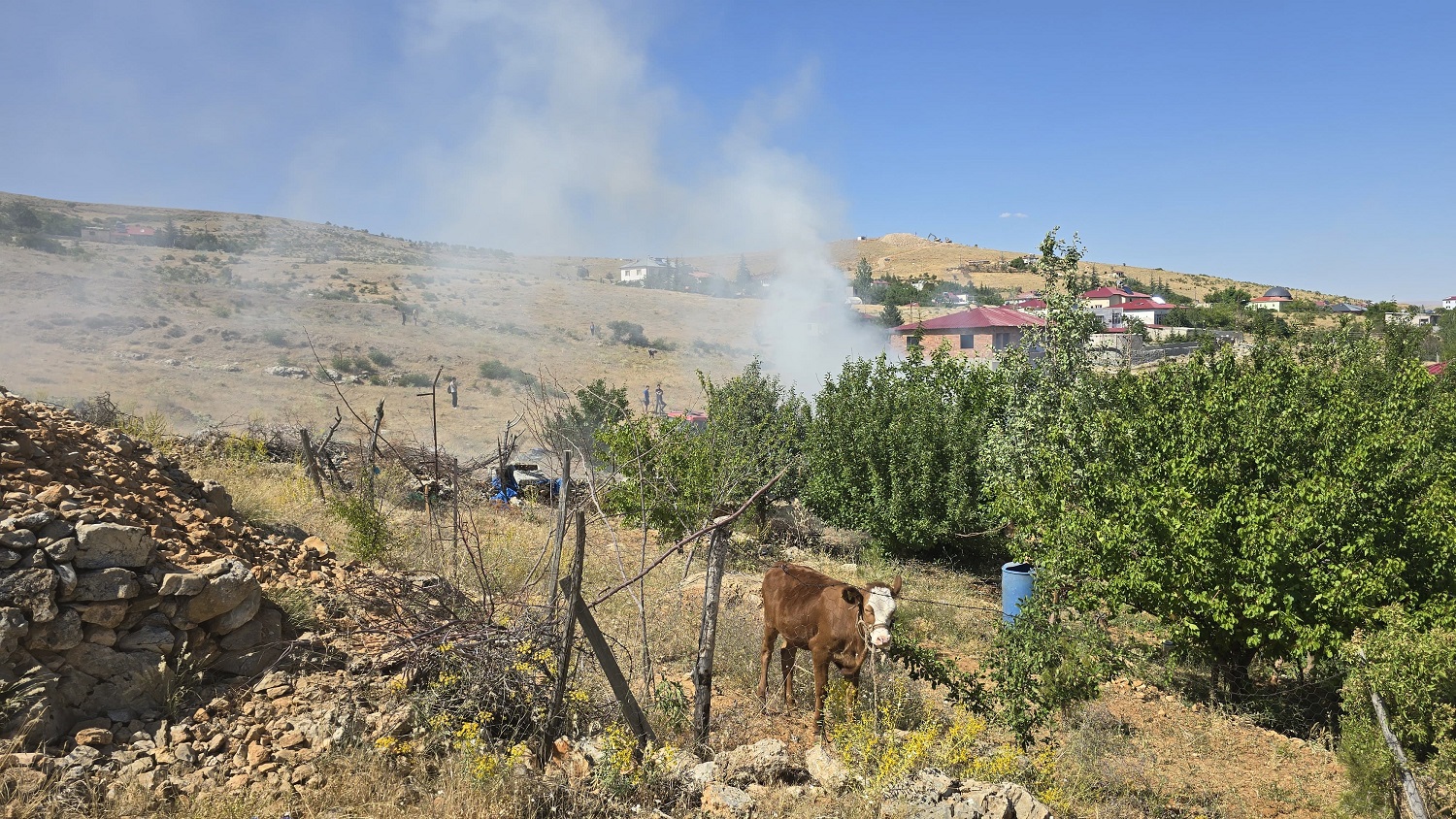 Afşin’de Tandırda Başlayan Alevler Evi Sardı-1