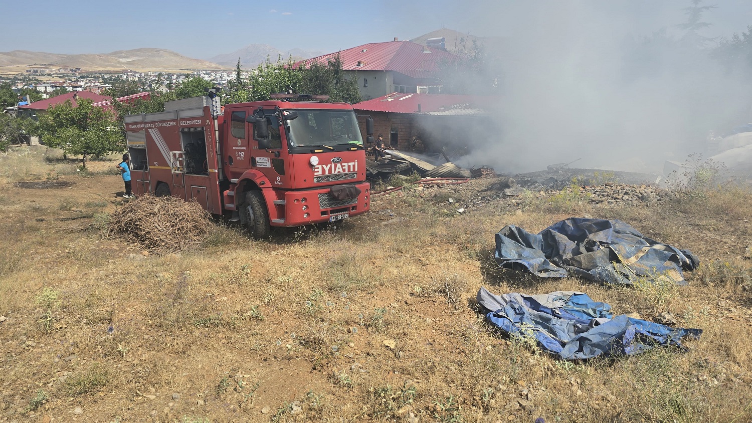 Afşin’de Tandırda Başlayan Alevler Evi Sardı 5-1