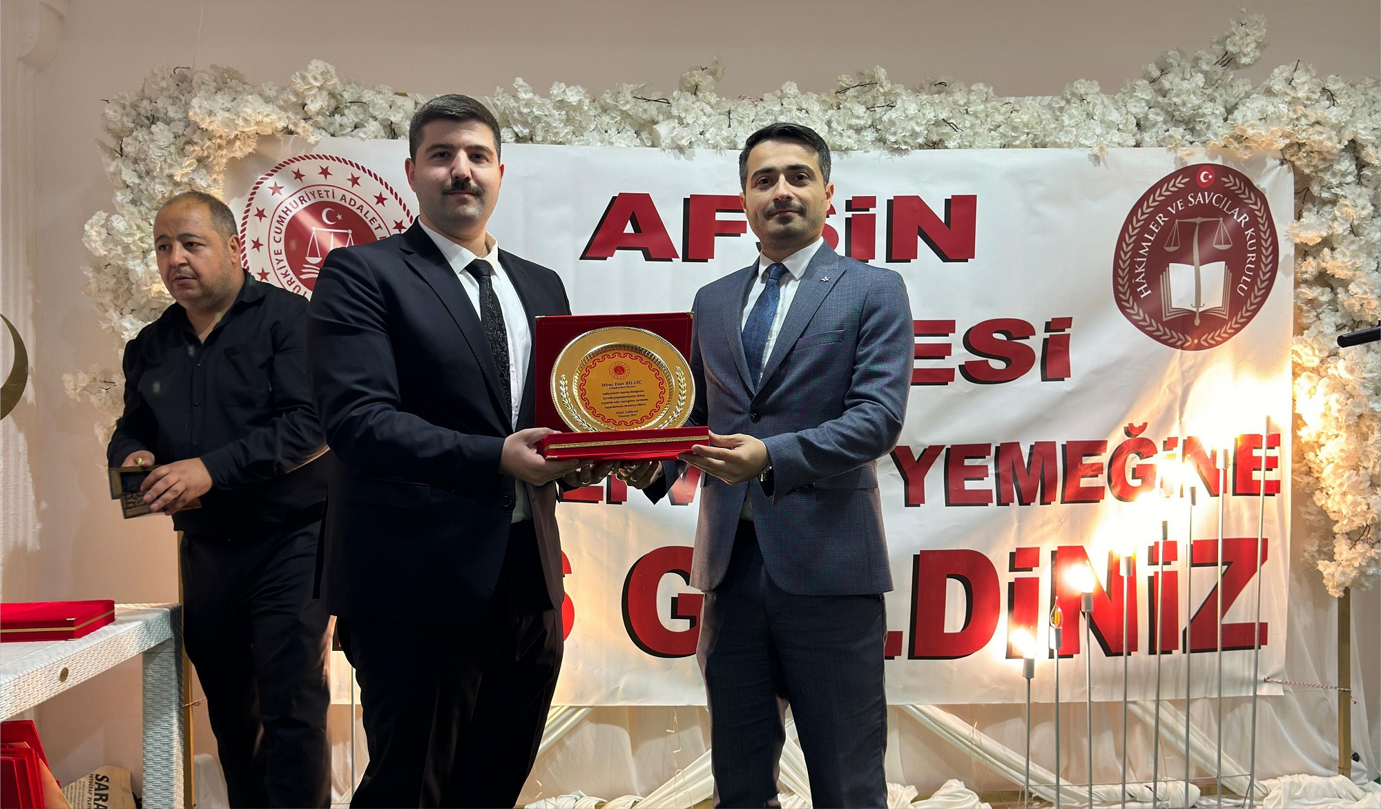 Afşin’de Tayini Çıkan Hakim Ve Savcılara Veda Yemeği Düzenlendi (22)