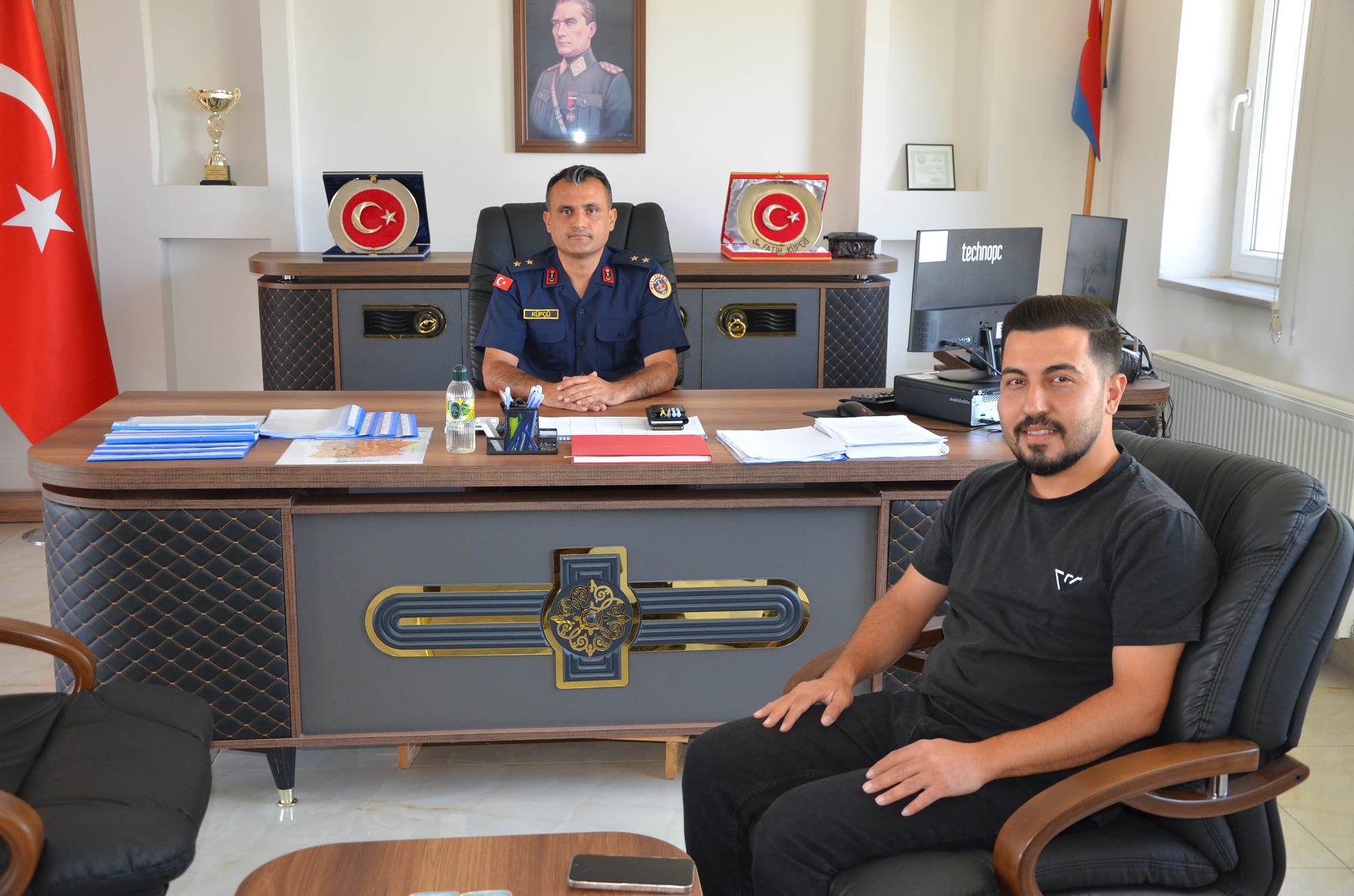 Afşin'in Yeni İlçe Jandarma Komutanı Göreve Başladı