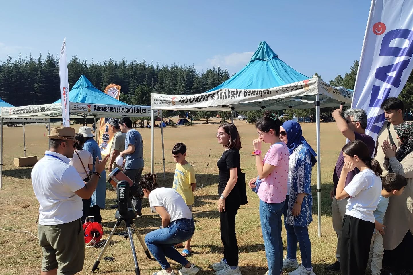 Astronomi Gözlem Şenliği Başladı Başkonuş Yaylası'nda Gökyüzüne Yolculuk!2