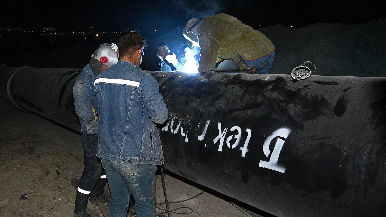 Başkan Görgel, Kılavuzlu İçmesuyu İletim Hattı Çalışmalarını İnceledi (1)
